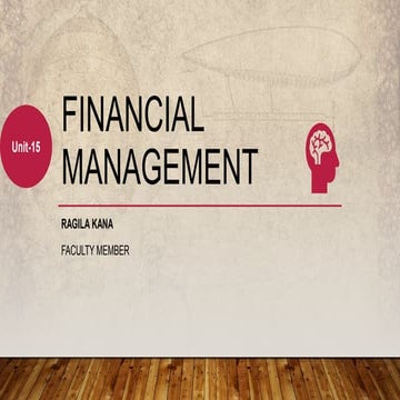  financial management unit-15