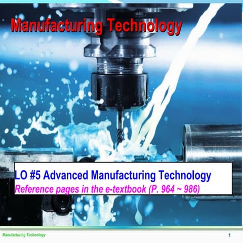 Lo #5 manufacturing technology (jan  2016)
