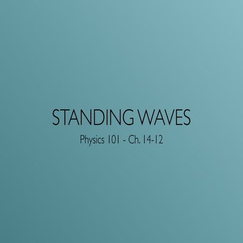 Standing Waves