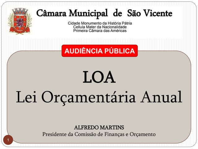 Lei Orçamentária Anual de 2017 - Sã...