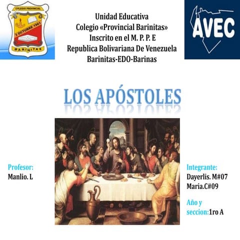 Loa apostoles mi presentacion