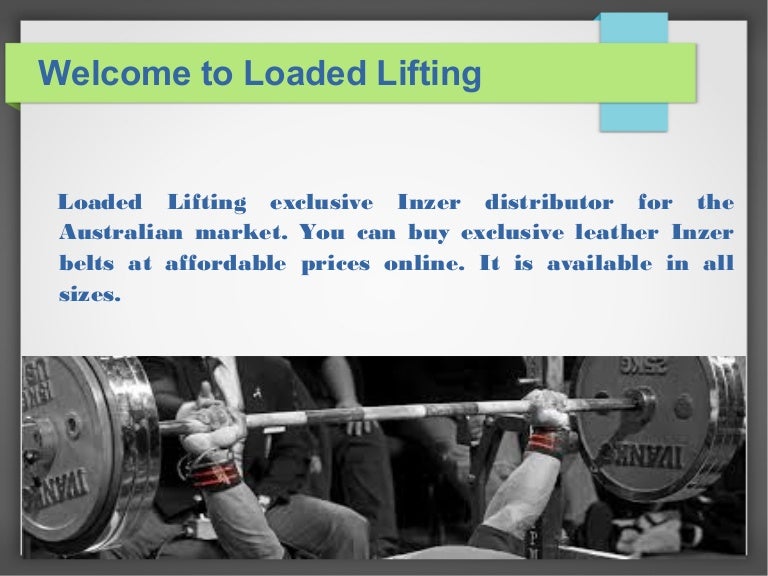 Loaded Lifting