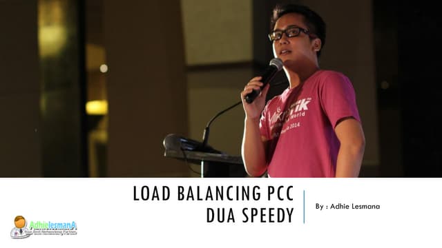 LOAD BALANCING PCC MENGGUNAKAN 2 SP...