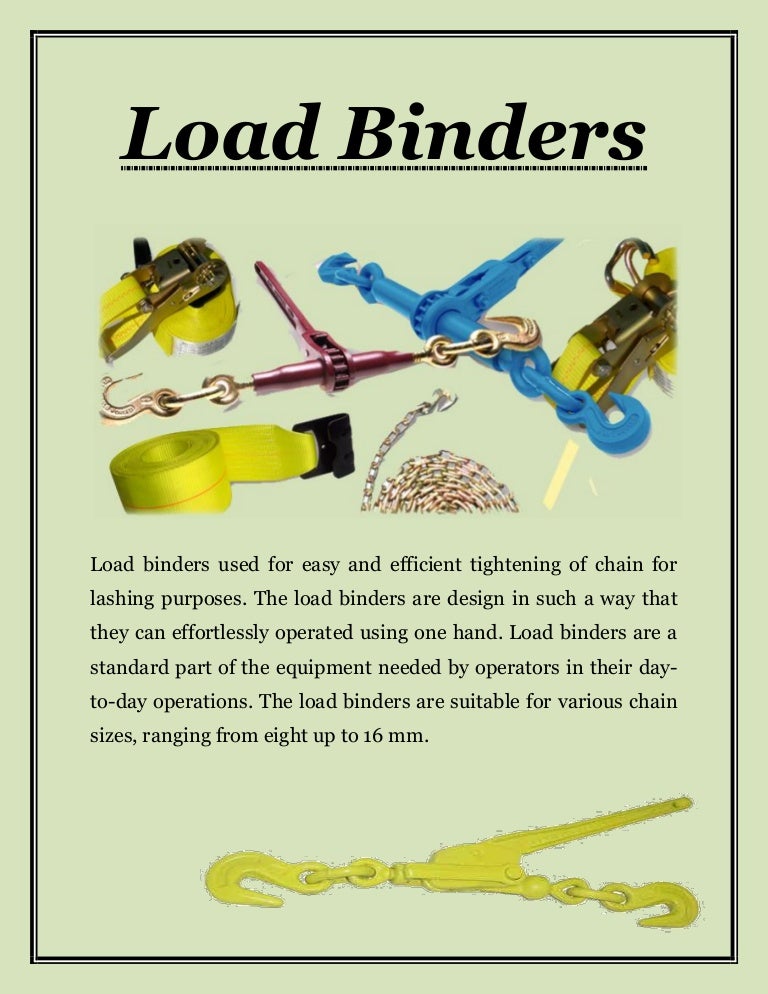 Load binders