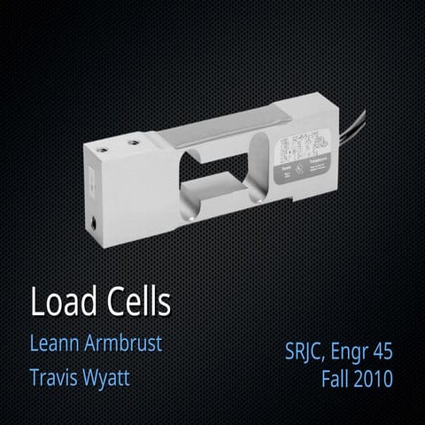 Load Cells in engineering dfsdfsdf sdfsdf fdfdf