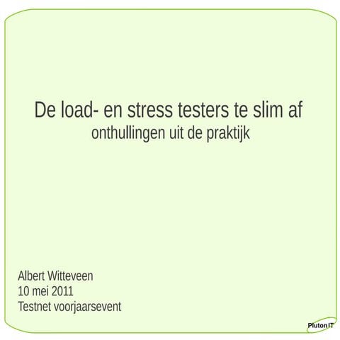 Load En Stress Testers Te Slim Af Final