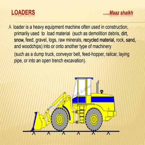 Loaders in Construction