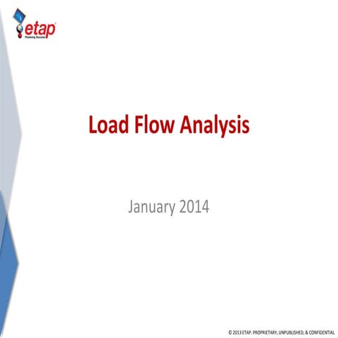 ETAP - Load flow and panel   rev2014-1
