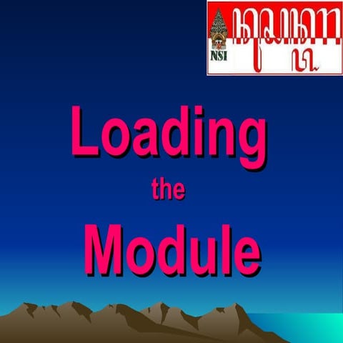 Loading a program module | PPT