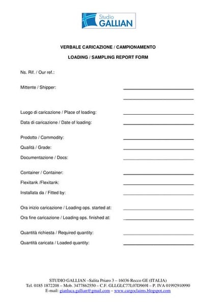 LETTERA DI RESPONSABILIZZAZIONE