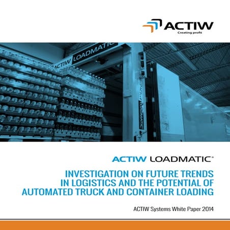 Automated Truck Loading White Paper- Actiw LoadMatic 