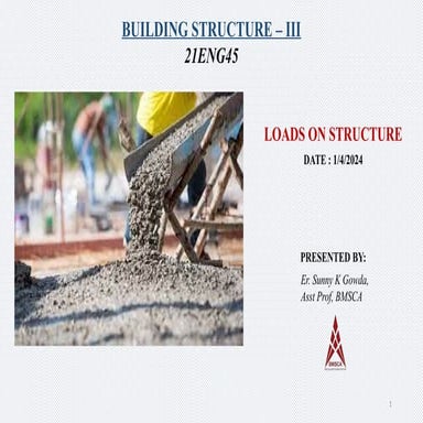 Loads on structure in RCC Construction. pptx