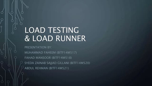 Load testing