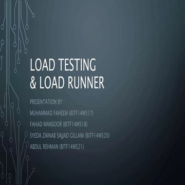 Load testing