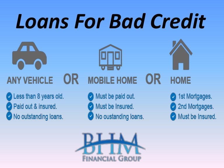 can you buy a mobile home with bad credit