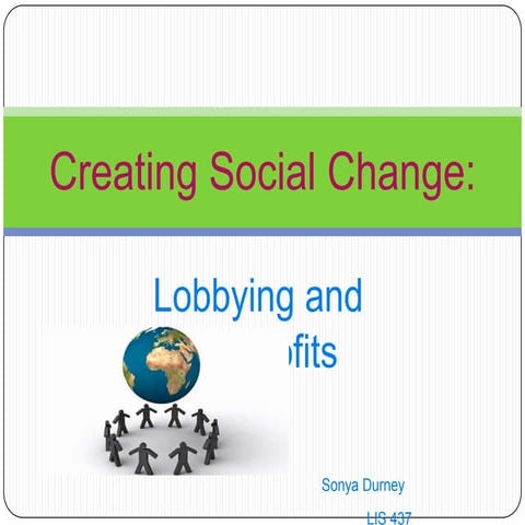 Nonprofits and Lobbying