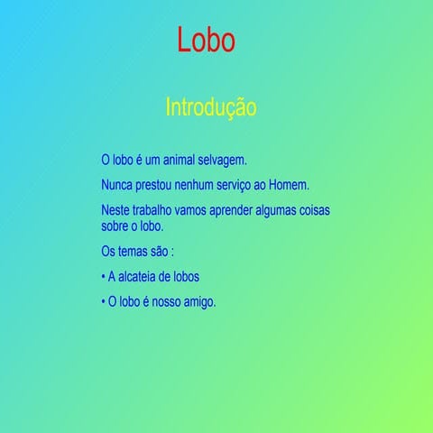 Lobo | PPT