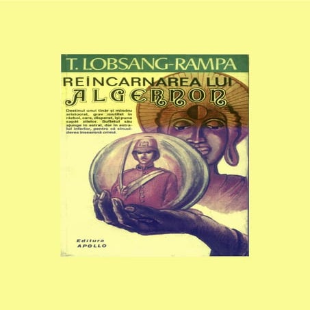 Lobsang rampa  reincarnarea lui algernon