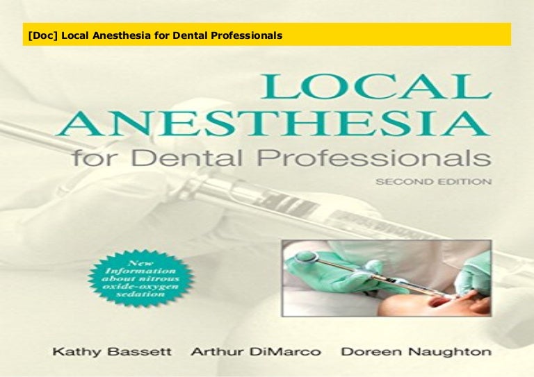 [Doc] Local Anesthesia for Dental Professionals