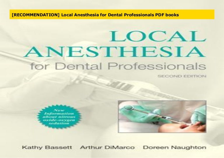 Local Anesthesia for Dental Professionals PDF books