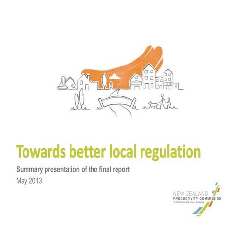 Towards better local regulation - final report