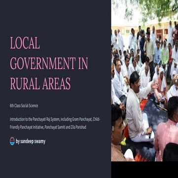 LOCAL-GOVERNMENT-IN-RURAL AREAS GRASS ROOTS OF DEMOCRACY PART 1