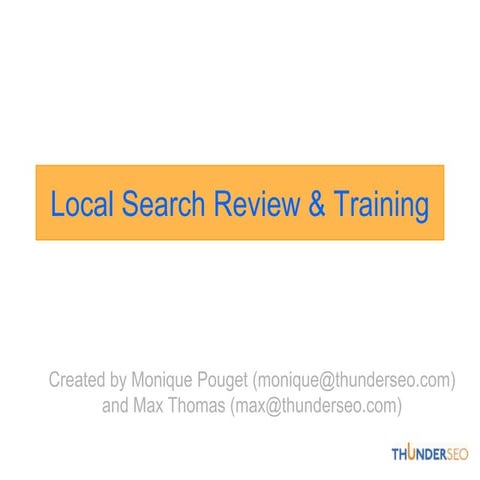 Local-search-training-score