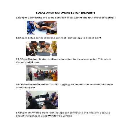 Local area network setup
