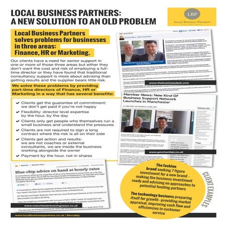 Local business partners march 2013