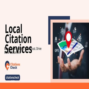 Local Citation Services – Improve Local Rankings & Visibility | PPTX