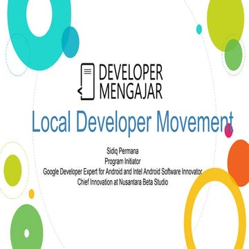 Developer mengajar