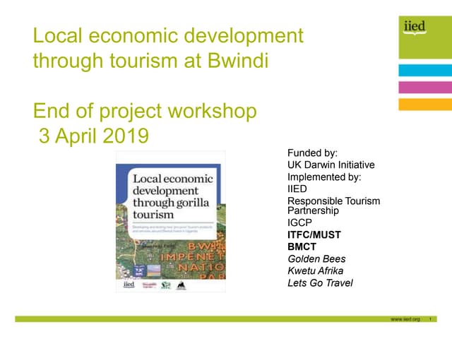 Local economic development through gorilla tourism