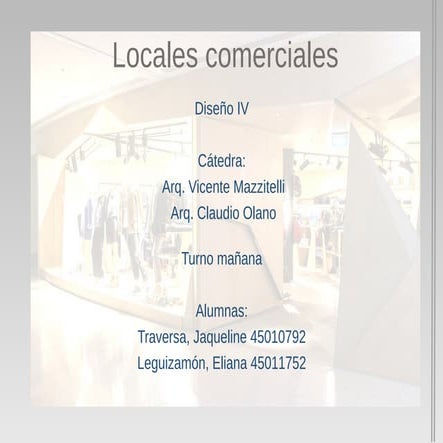 Comercio Traversa. Leguizamón