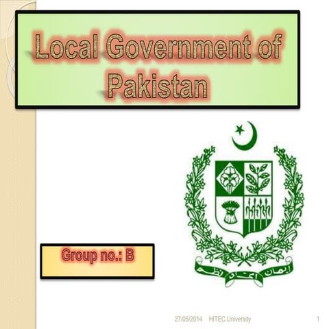 Local government of pakistan