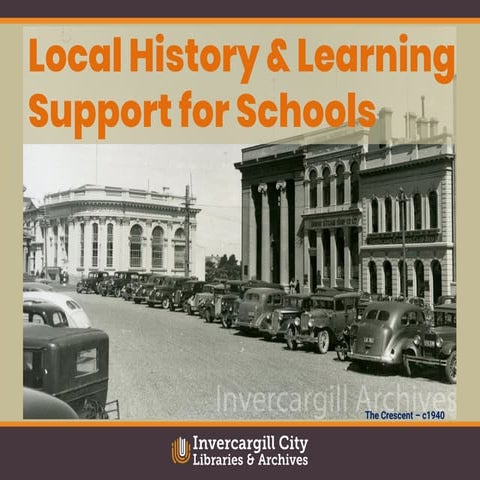 Local history for schools at the public library 2020