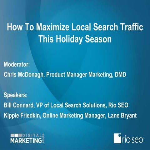 How To Maximize Local Search Traffic This Holiday Season