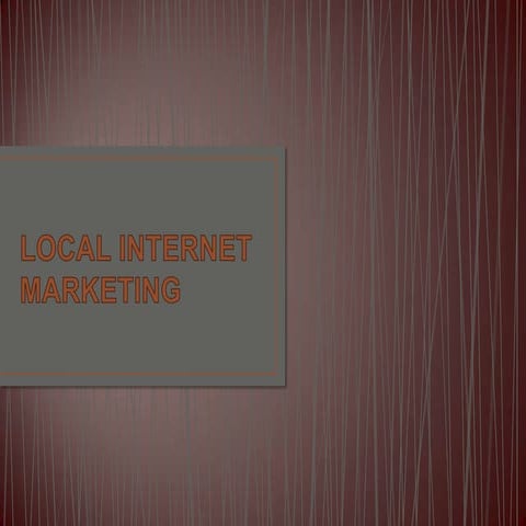 Local internet marketing