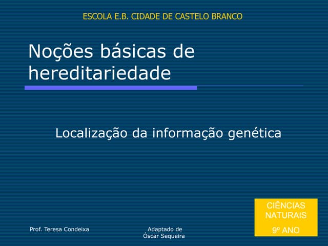 03 - Localização da informação gené...