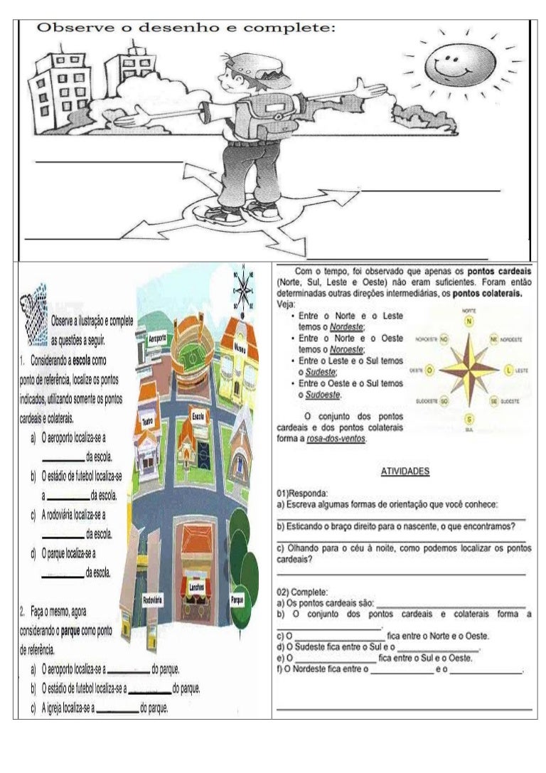 Atividade De Localização E Movimentação 3 Ano
