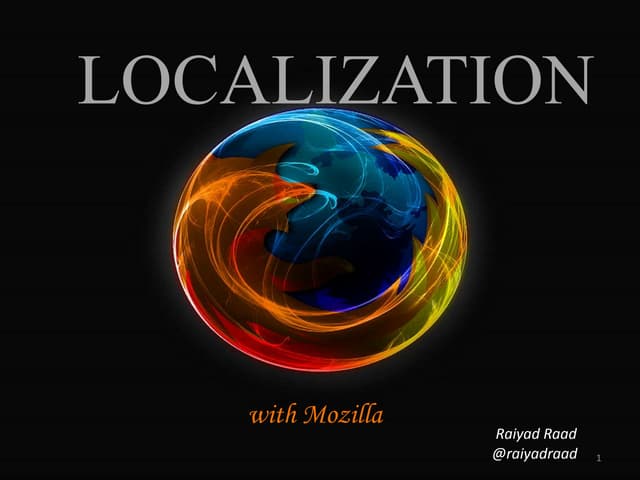 Localization with Mozilla