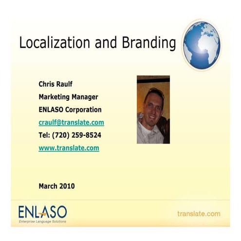 Localization And Branding