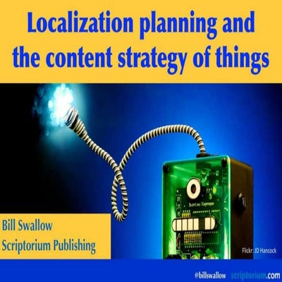 Localization Planning and The Content Strategy of Things with Bill Swallow