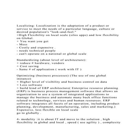 Localizing Localization is the adaptation of a product or ser.docx