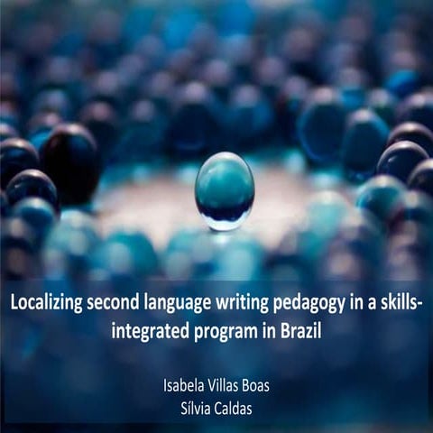 Localizing second language writing pedagogy in a skills integrated