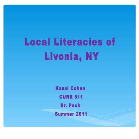 Local lit livonia