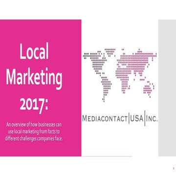 Local Marketing 2017 Part 1 of 3