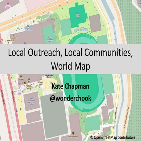 Local Outreach, Local Communities, World Map