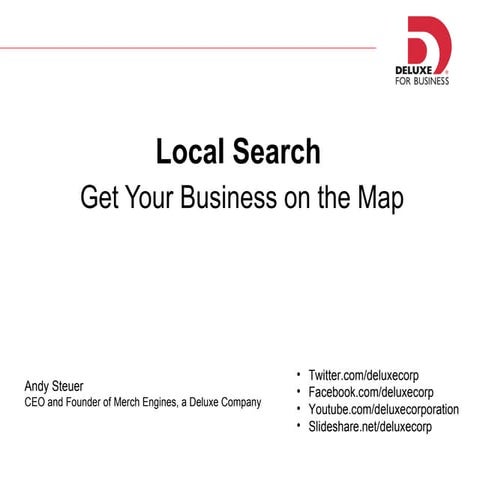 Local Search: Get Your Business on the Map!
