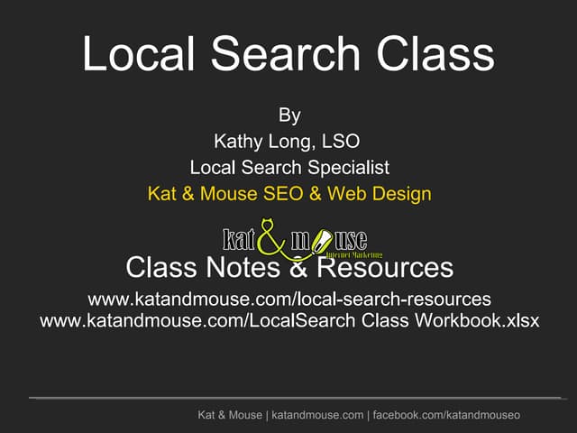 Local search class   45 min