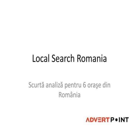 Local search Romania 2012 - Krumel - SEM Days